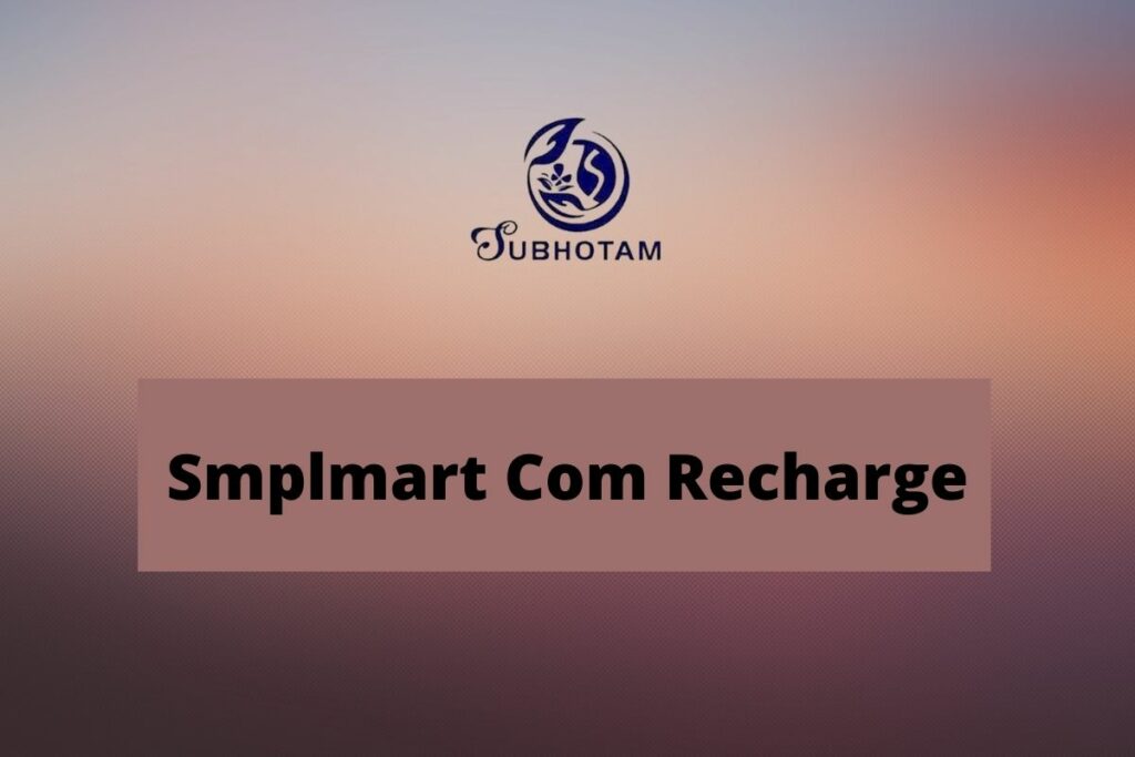Smplmart Com Recharge