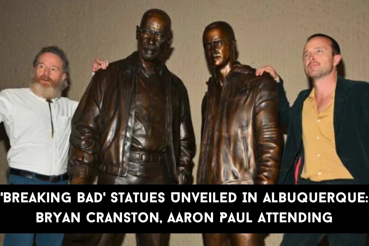 'Breaking Bad' Statues Unveiled In Albuquerque Bryan Cranston, Aaron Paul Attending