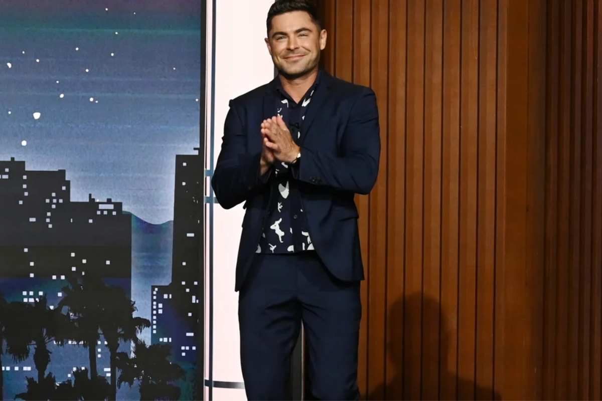 Zac Efron Returns To East High School 