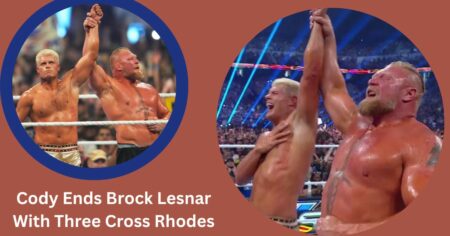 Cody Ends Brock Lesnar With Three Cross Rhodes