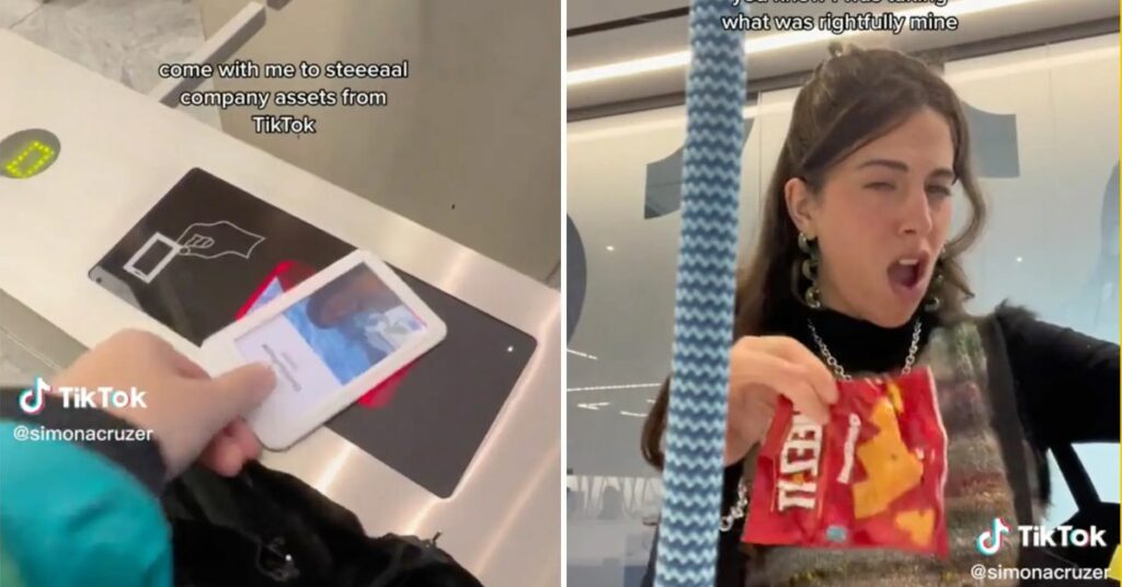 On Her Last Day, A Tiktok Employee Stole "Business Assets," Which Went Viral