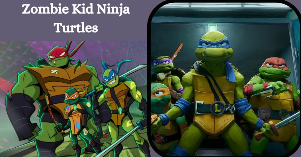 Zombie Kid Ninja Turtles